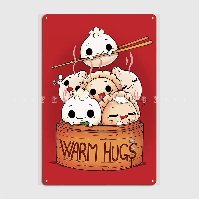 

Металлический плакат в виде пельменей, клубный домашний клубный бар, персонализированный Настенный декор, оловянный плакат