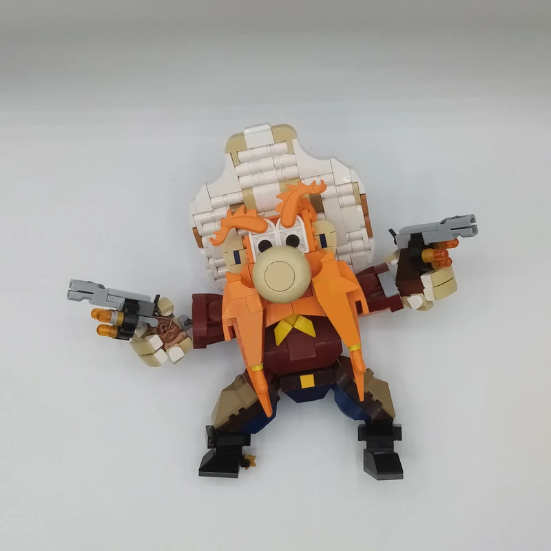 Фото 543 детали MOC YOSEMITE SAM, модель из строительных блоков, архитектурная идея, художественный экспонат, творческое образовательное занятие, сборный конструктор, подарок на день рождения. №4