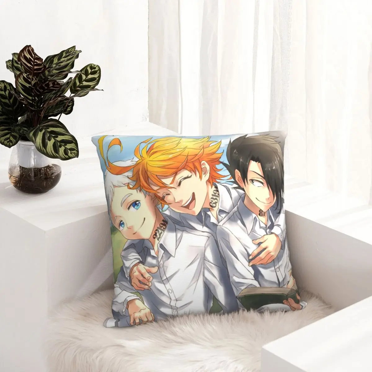 Yakusoku No Neverland Lbgt чехол с подушкой для подушки из полиэстера Yaoi мальчиков |