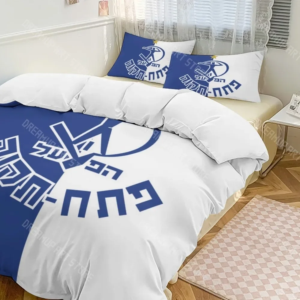 Фото Комплект постельного белья 3D Print Hapoel Petah Tikva 2026: пододеяльник, наволочки, для кроватей Twin, Queen, King, Full Size. Домашний текстиль для мальчиков, девочек и взрослых. №3