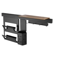 for multifunctional stainless steel wall mounted type black shelf holder kitchenware storage holder racks with shelf