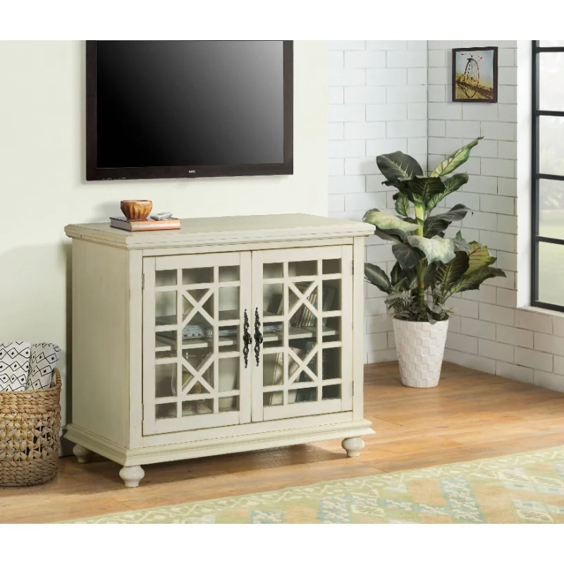 Stand, Antique White Living Room Furniture  Tv Stand Cabinet