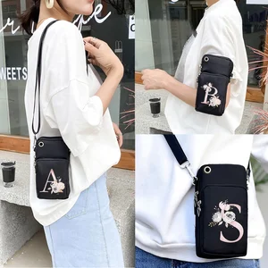 mobile phone arm bags outdoor gym sports bag first letter bag with flowers wallet oppo find x5 xiaomi mix universal case pouch free global shipping