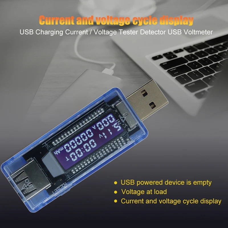 

USB-дисплей, измеритель напряжения и емкости аккумулятора 3-9 В, 0-3 А