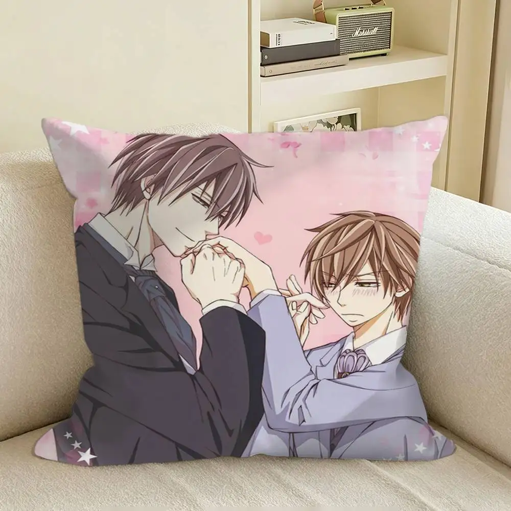 Фото Чехол для диванной подушки Sekai-Ichi Hatsukoi BL-Anime, однотонный, для гостиной, домашний декор, чехол для подушки №4