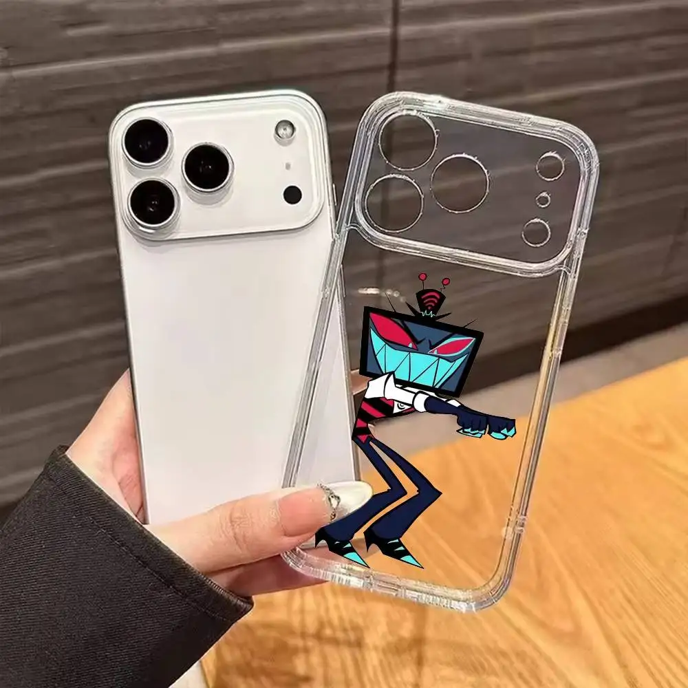 Чехол для телефона Vox H-Hazbin H-Hotel для iPhone 17 16 15 14 13 12 11 Mini Pro Max Plus, прозрачный (art.: 3920dc4831aec) - 3920dc4831aec