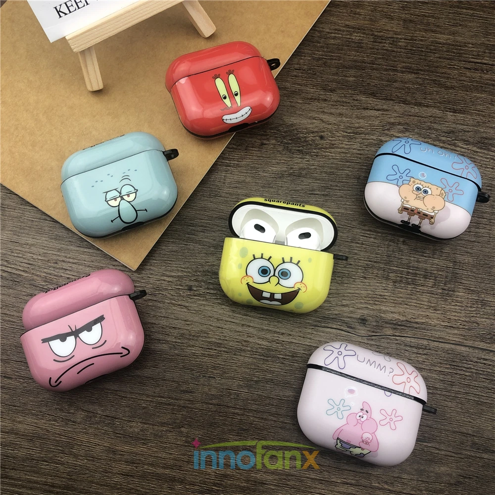 Американский чехол с аниме для Airpods 3-го поколения жесткий милыми искусственными