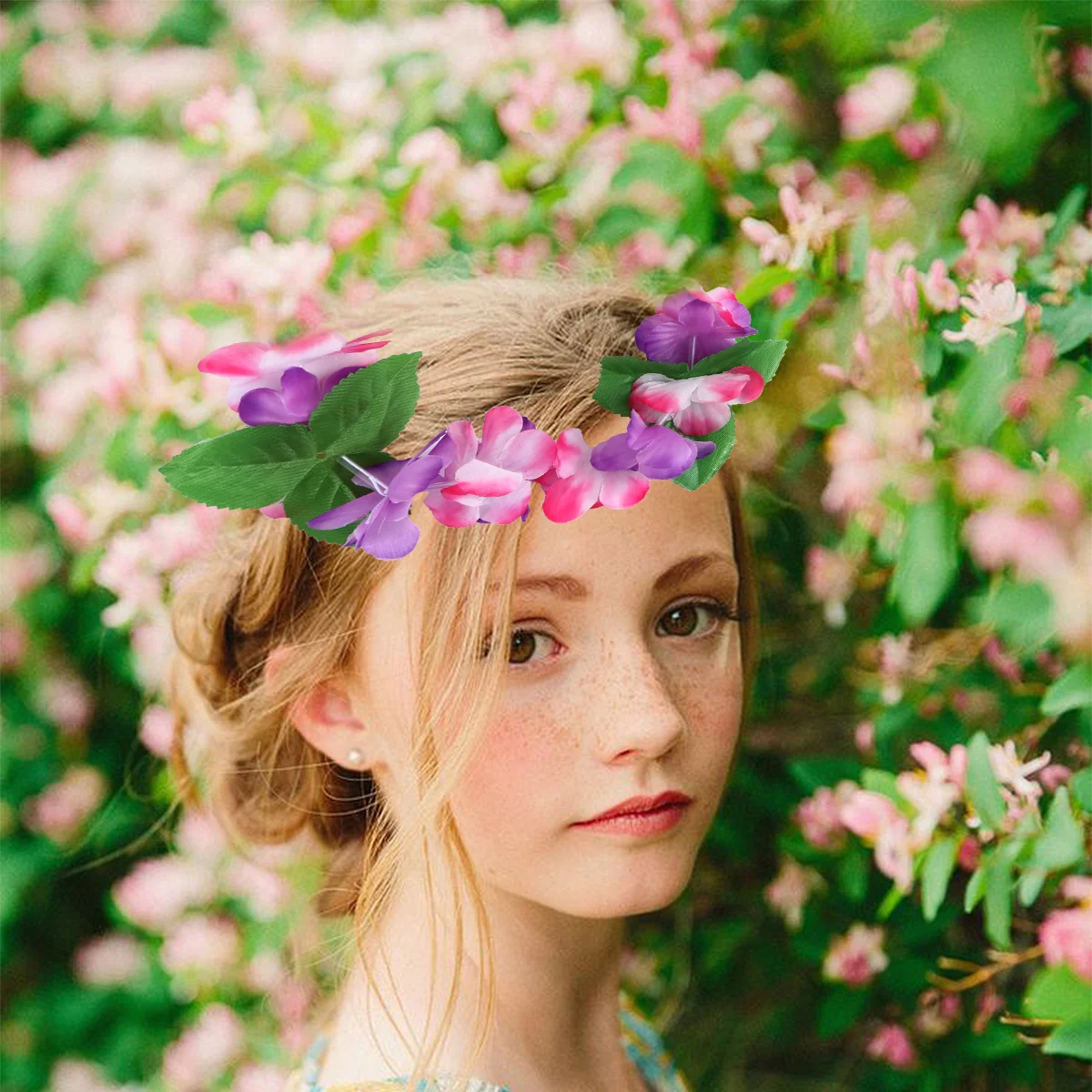 

6 Pcs Decorated Garland Hawaii Garland Make Floral Wreath Hawaii Wreath Headpiece Hawaii Wreath Decoration Banquet