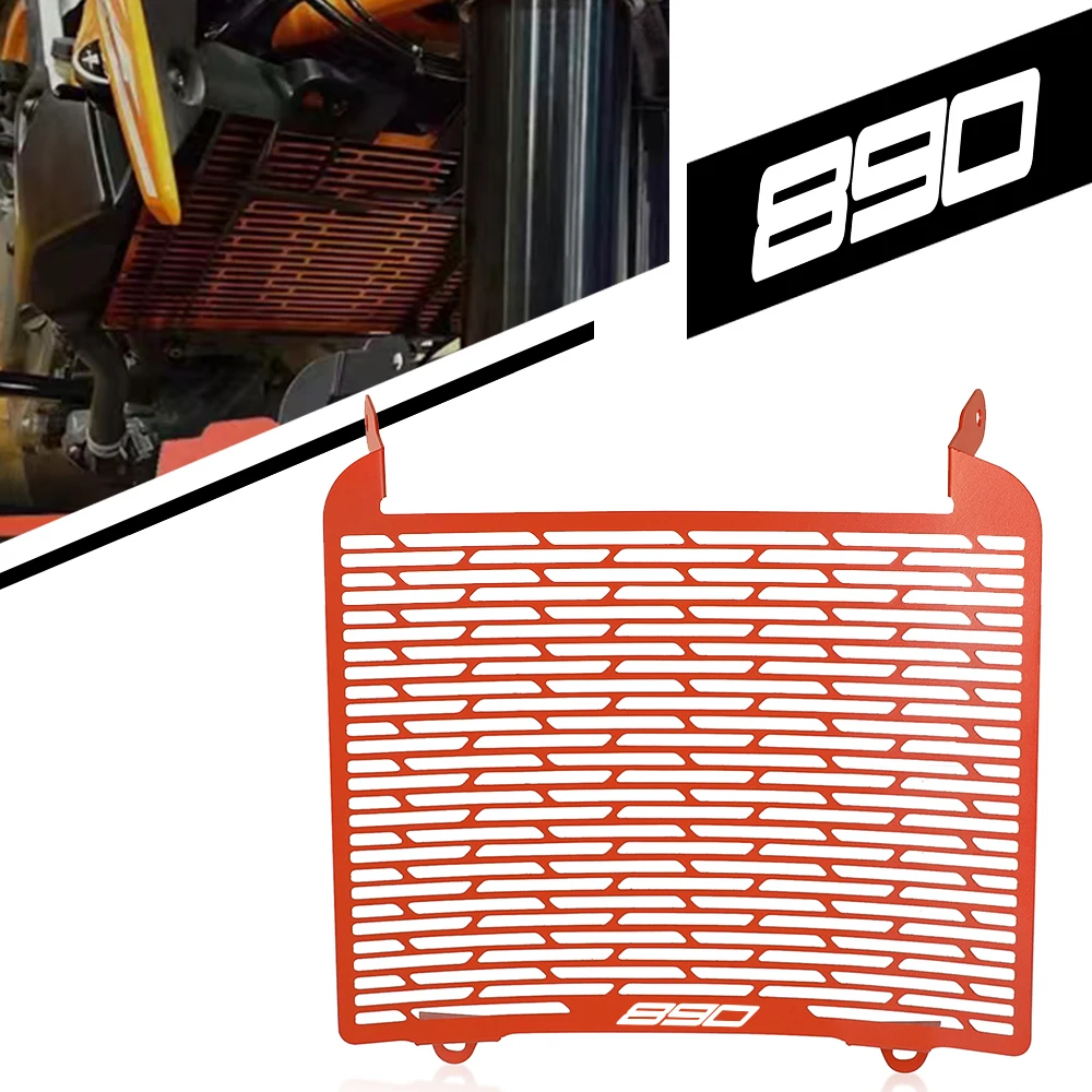 

890 Motorcycle CNC Accessories For 890 2020 2021 Radiator Grille Cover Guard Protection Motorbike parts Aluminium Protetor MOTO