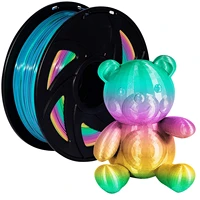 pla 3d printer filament 1 75mm 3d printing material filaments rainbow color changing spool multicolor 1kg2 2lbs fdm