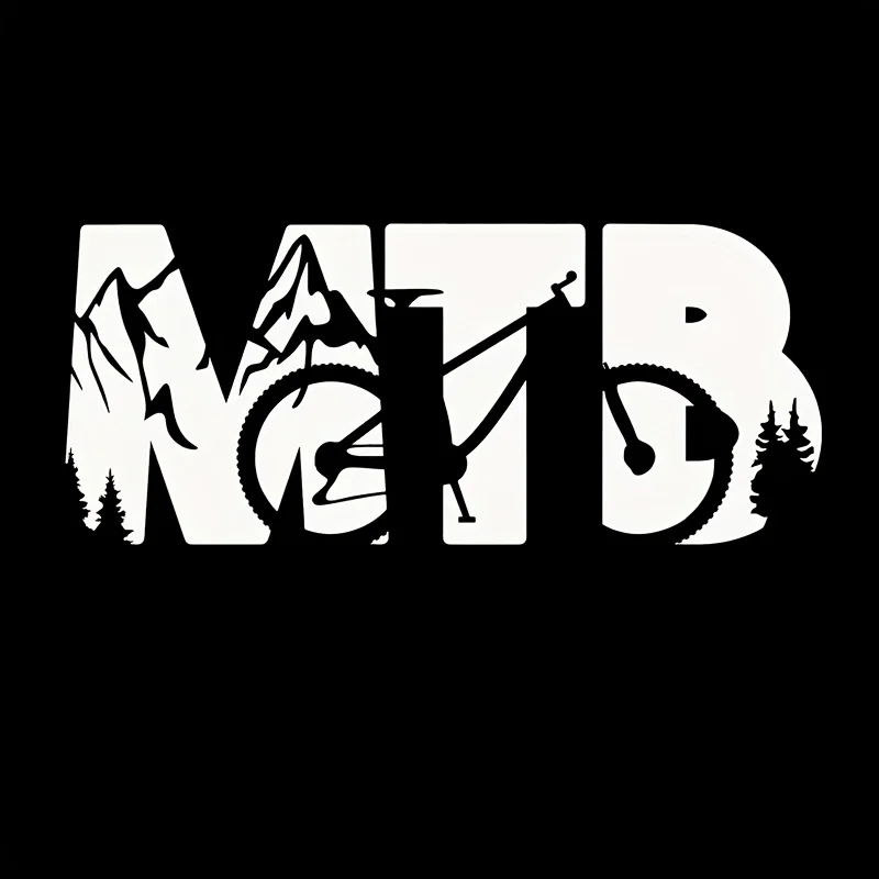 

1 Шт. Клейкая Наклейка Для Горного Велосипеда MTB, Наклейка Для Автомобилей, Ноутбуков