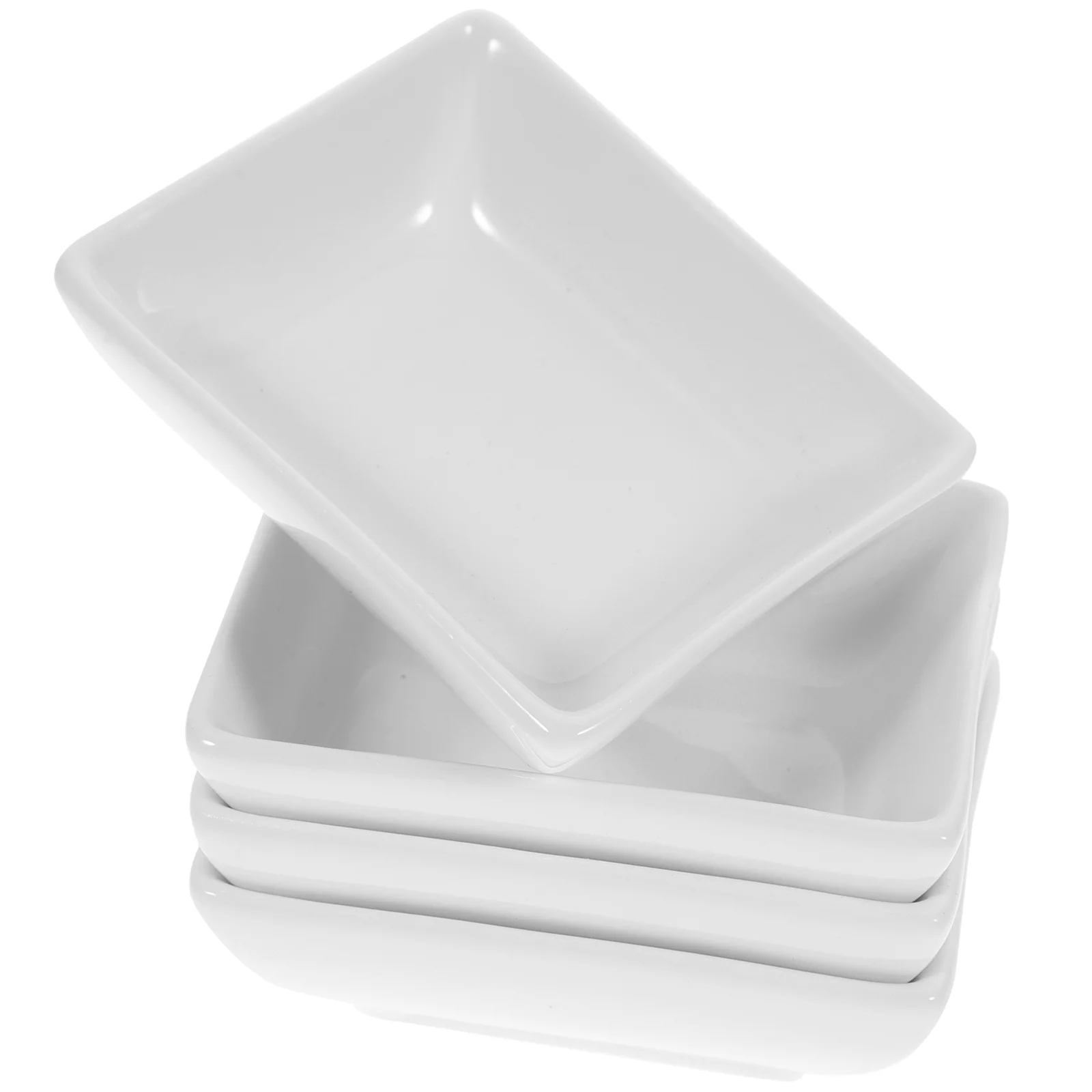 

Bowls Dish Dipping Seasoning Dishes Sauce Bowl Rectangular Ceramicplate Tray Soy Condiment Pinch Serving Snack Divided Plates