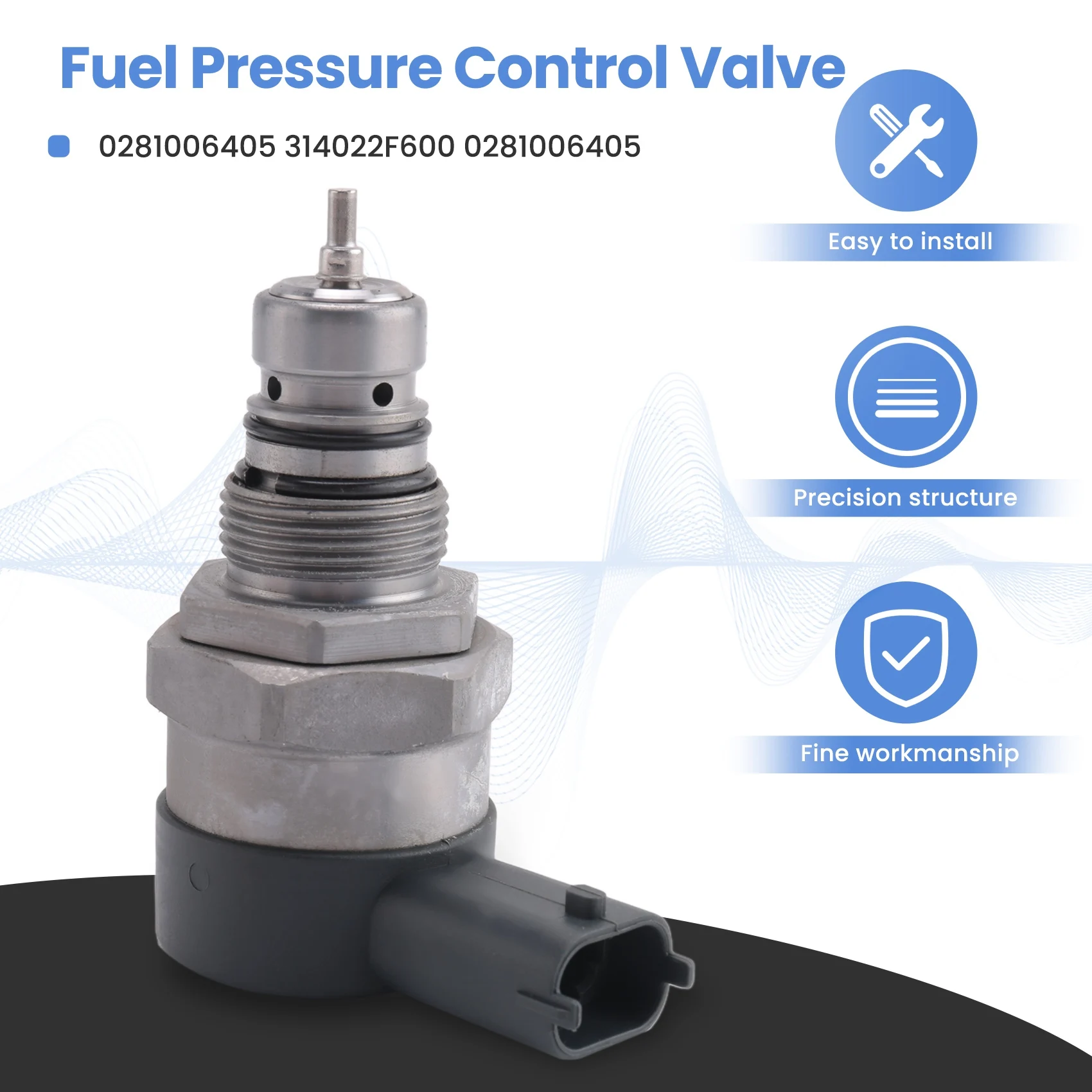 0281006405 314022 F600 Новый клапан регулирования давления топлива для Ix35 I40 31402-2F600