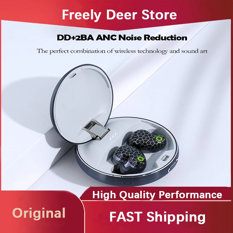 

Mifo HiFiPods ANC TWS Bluetooth-Compatible 5.2 In-Ear Headphones Sports Running Waterproof Earphones Active Noise Reduction