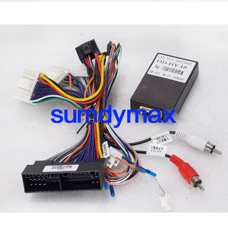 2-диночный автомобильный радиоприемник монтажная установка фасция Canbus Box для Hyundai