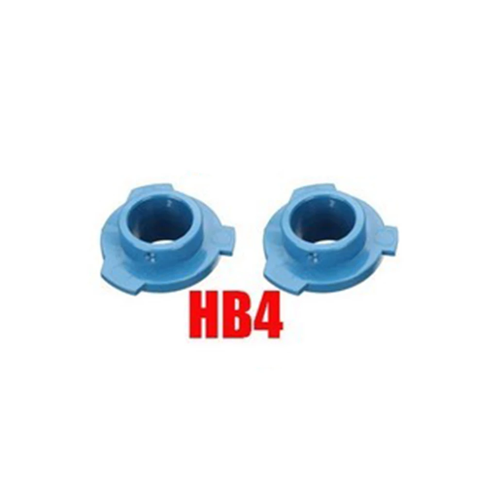 

2X Car Headlight Bulb Base Conversion Adapter Blue LED Card Holder 9006-hb4/9005-hb3/h7/h4 Car Lights Accessories