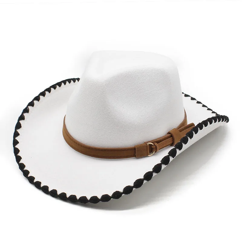 Новая Европейская и американская Ретро шляпа для джентльменов волнистая