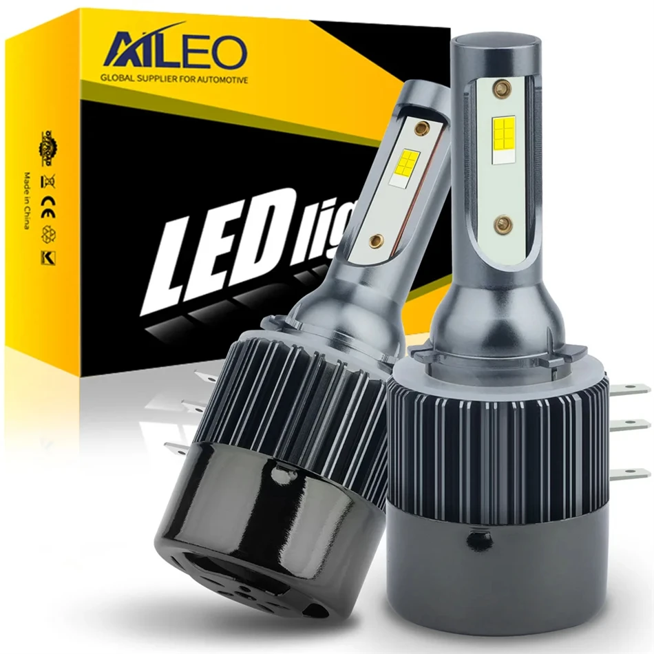 

AILEO 2 H15 Светодиодные Лампы Для Фар 6000K 90W С Мощным Турбовентилятором 50000LM Для Volkswagen Golf MK6 BMW - 12V CSP Chi...
