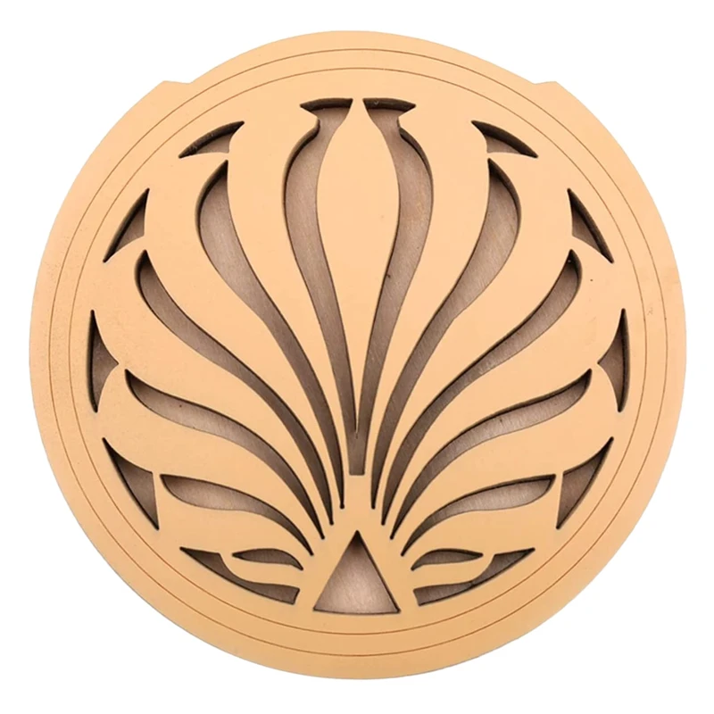 

Guitar Soundhole Cover Wooden Feedback Muter Sound Hole Covers Protector For 41 Inch Acoustic Folk Guitars