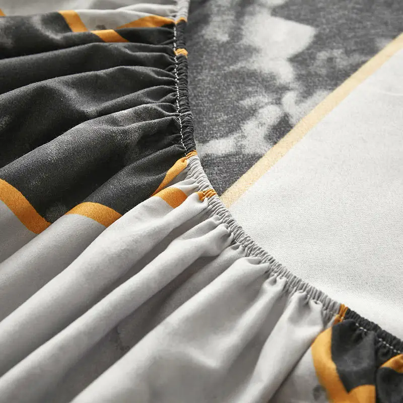 Быстрая доставка односпальное постельное белье из полиэстера наматрасник