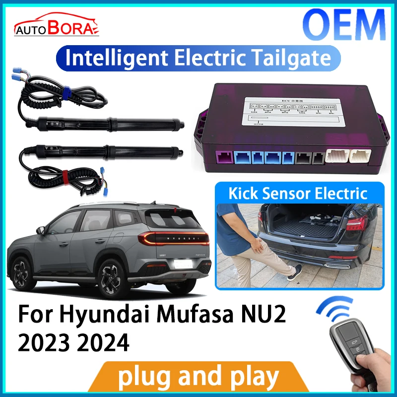 ZhuCamX Intelligent Electric Tailgate Automatic Lifting Kit Remote Control Opener Trunk for Hyundai Mufasa NU2 2023 2024