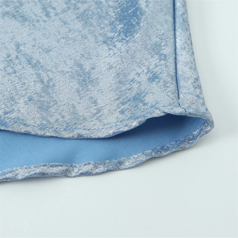 Женское платье из фольги Zarb универсальное в европейском и американском стиле во