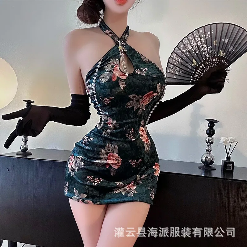 Сексуальное женское белье больших размеров сексуальная униформа Cheongsam искушение