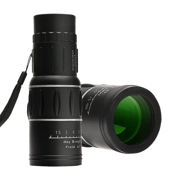 Мощный монокулярный телескоп 16x52 дальнего радиуса HD точечная труба с супер зумом