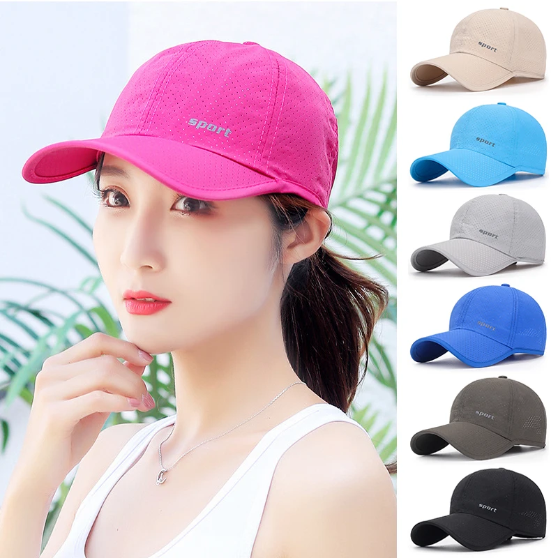 

Baseball Hat Quick Drying Hats Sun Hat Baseball Cap Unisex Breathable Sport Summer Pure Color Sun Protection Casual Pants Caps