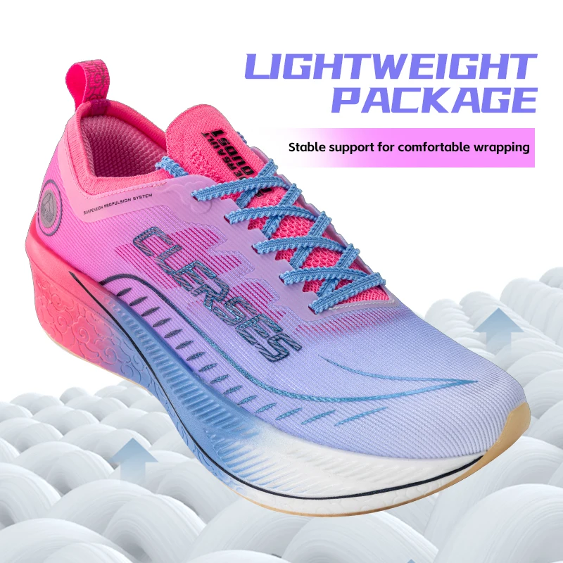 Фото CIERSES Jindouyun 8 PRO Full Carbon Plate PB Racing Shoes Мужские и женские марафонские кроссовки 2421019 №3