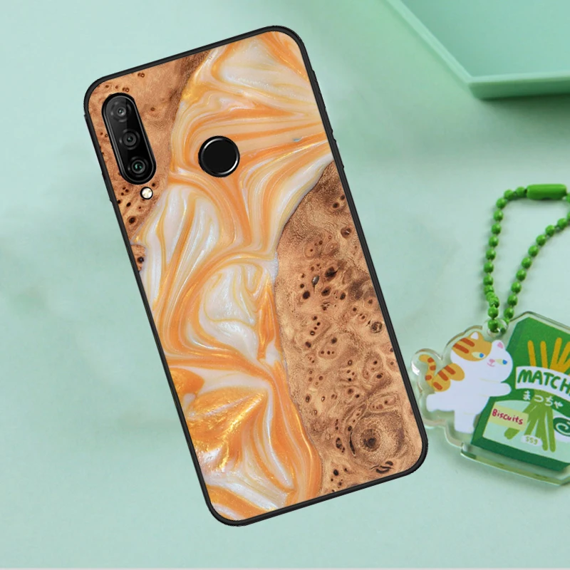 Фото Чехол из смолы Wood для Huawei Nova 12s 12i 11i 7i 8i 9 10 SE Y91 Y90 Y60 Y70 Y72 Y61 P60 Pro P30 P40 Lite №4