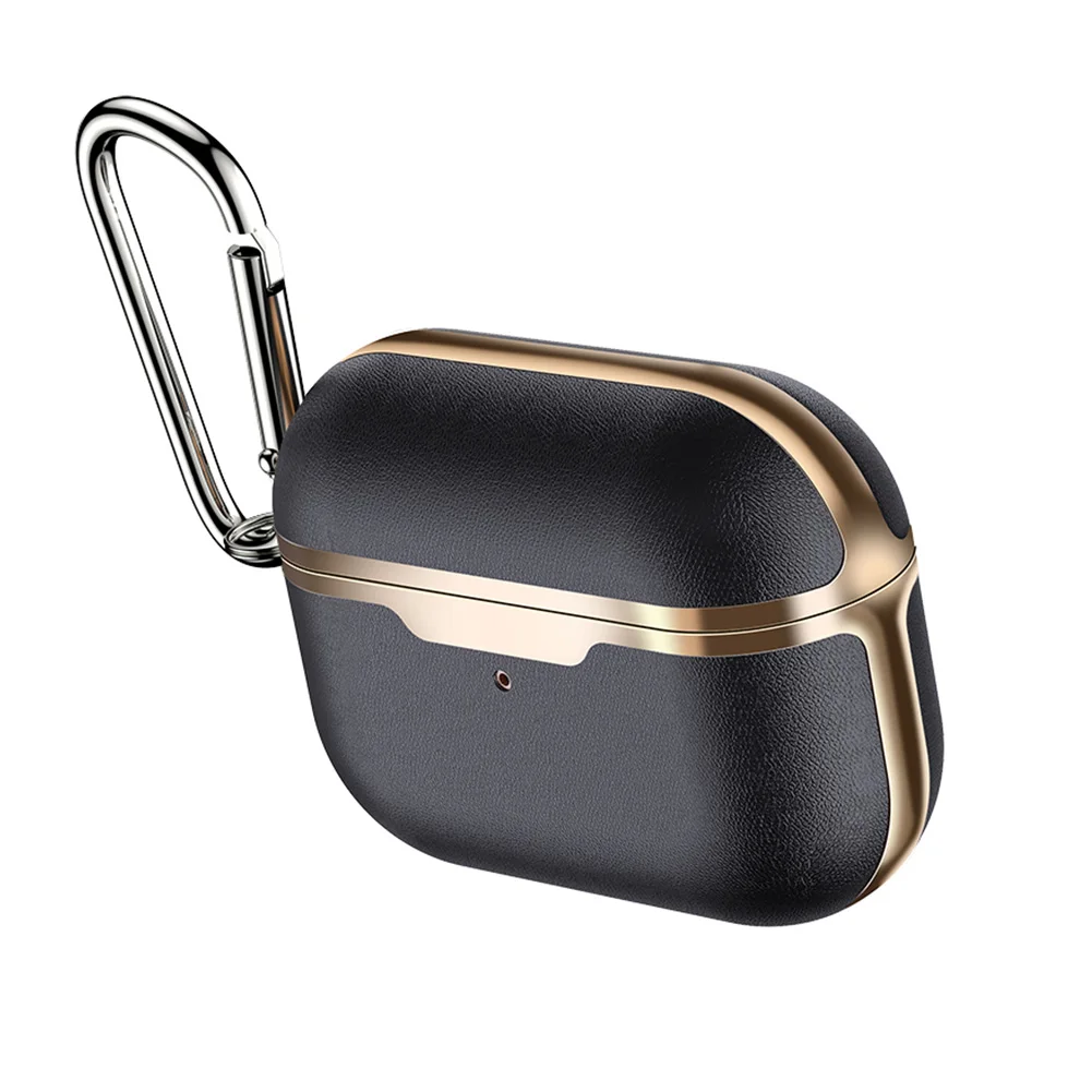 

Чехол из искусственной кожи с полным покрытием для хранения, портативный защитный чехол с отверстием для зарядки, чехол для беспроводных на...