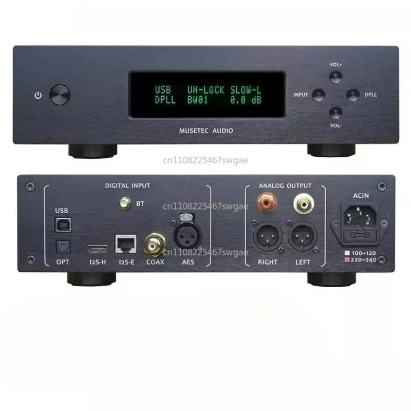 Фото для DoP USB I2S оптического аудиодекодера A-1 L.K.S Audio MH-DA004 с двойным DAC, входом DSD, коаксиальным разъемом BNC и AES EBU №4