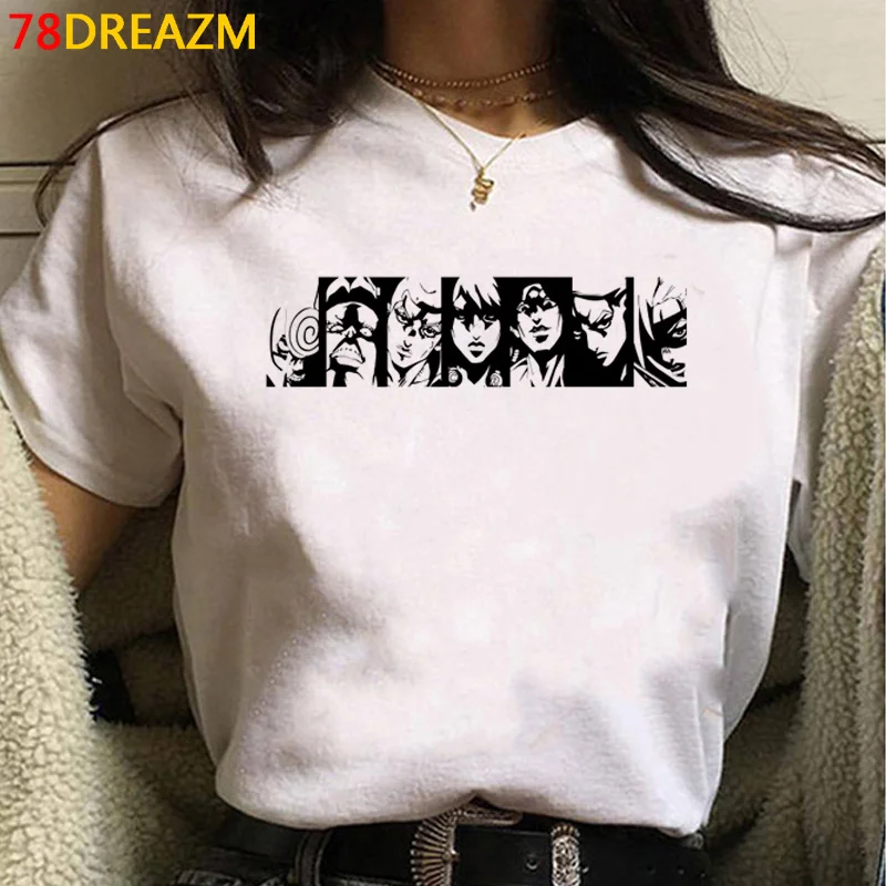 

Футболка мужская с японским принтом, милая эстетика Джоджо невероятные приключения, топ, tumblr