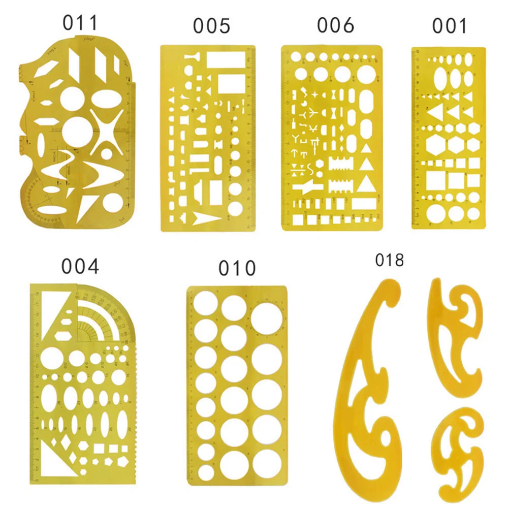 Измерительный инструмент для архитектуры круглые шаблоны линейки набор