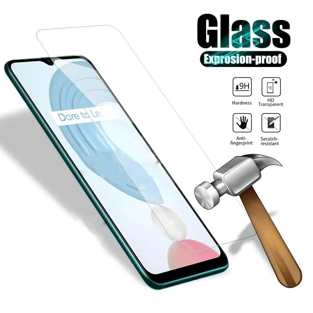 

HD Tempered Glass For Realme C2 C3 C3i C11 C12 C15 C17 Screen Protector C20 C20A C21 C21Y C25 C25Y C30 C31 C33 C35 Not Glass