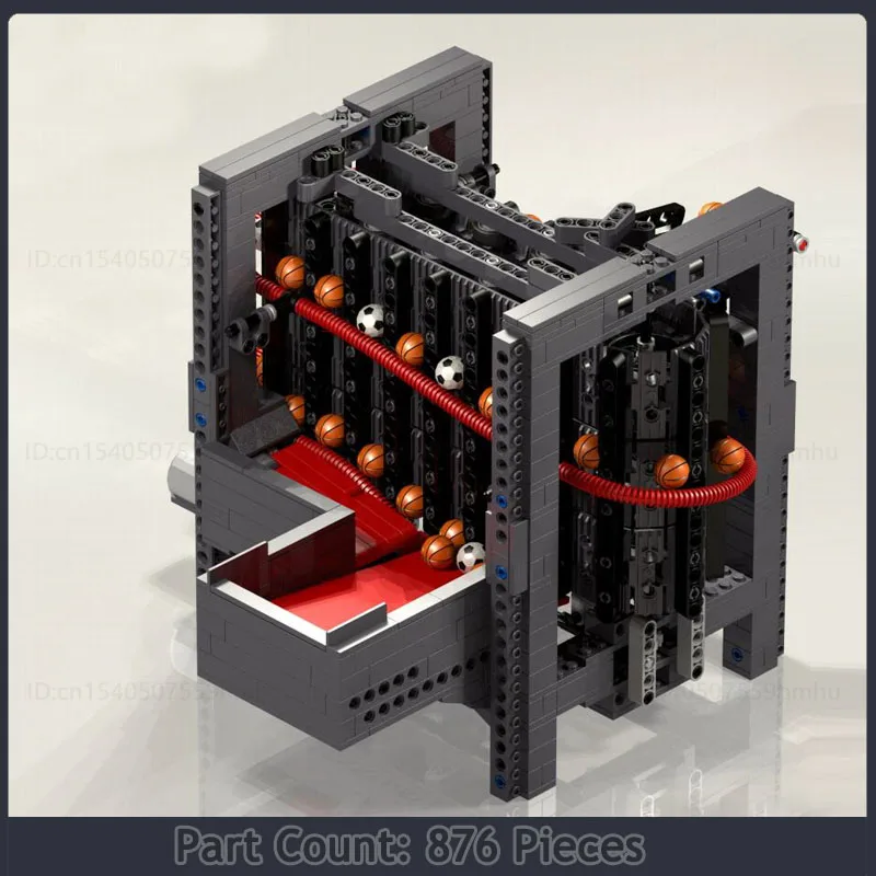Креативная серия GBC спиральный подъемник Moc строительные блоки короткая и