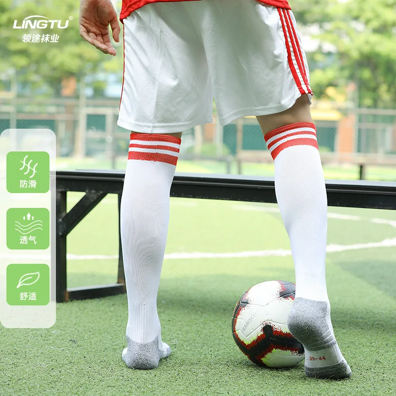 Summer Combat High Boys Girls Men Women Football Sock Antiskid Stockings Male Children Breathe Freely Sport Socks Soccer Socks