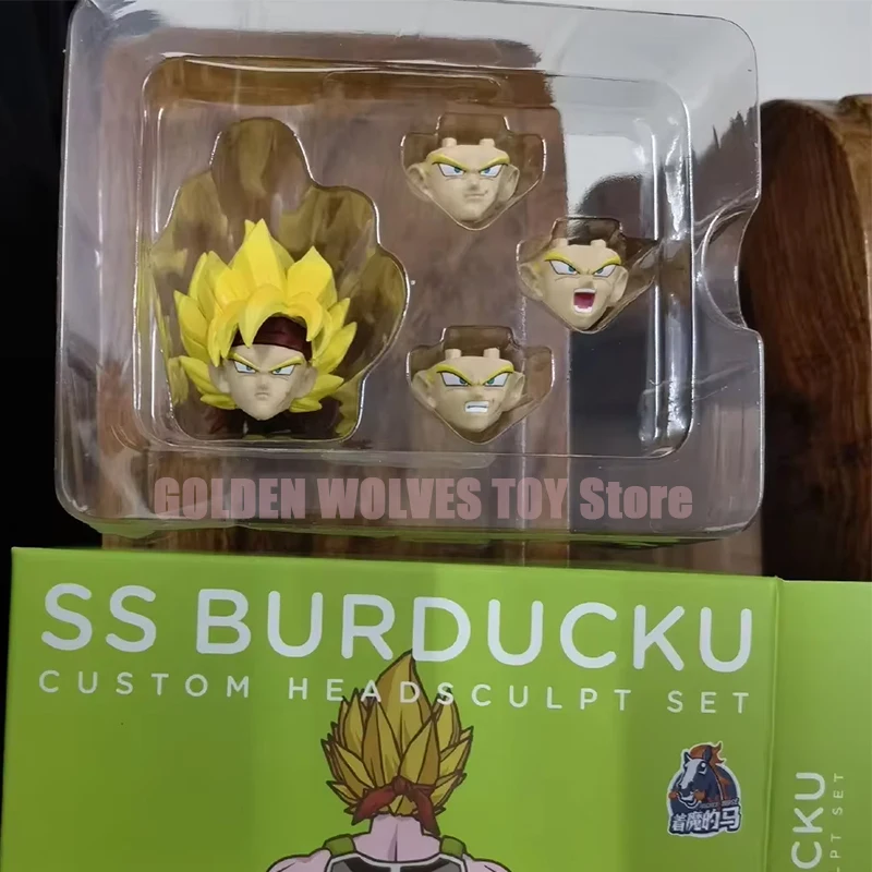 Фигурка Shf Dragon Ball Enchanted Poseable Demonic Horse Bardock Super Saiyan Head Sculpt Accessory Pack