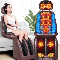hot sale cervical spine massager multifunctional whole body kneading cushion home wormwood hot compress massage chair cushions