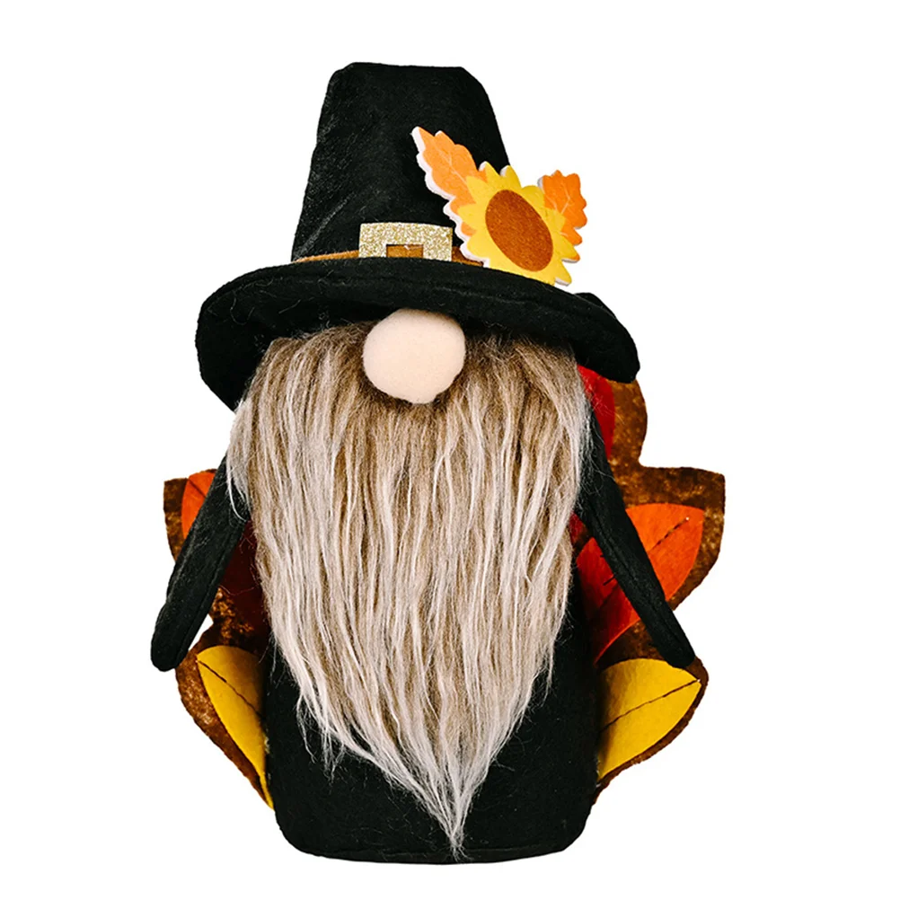 

1Pc Thanksgiving Gnome Doll Turkey Gnome Doll Desktop Ornament Home Decoration