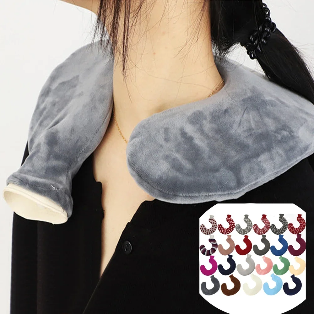 

1 л Портативный шейный моющийся защитный чехол для теплой воды U-образная Съемная Взрывозащищенная сумка для горячей воды