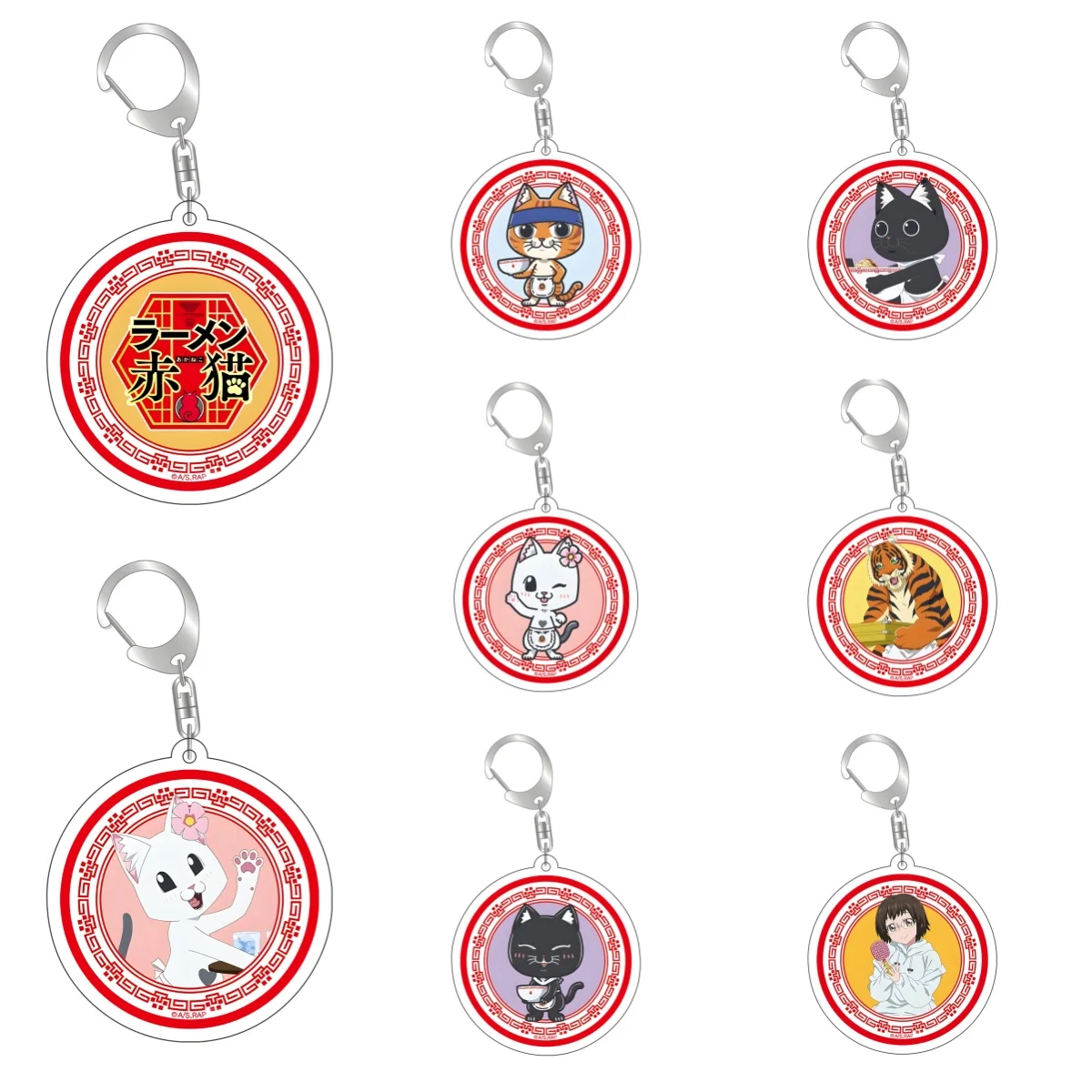 6 см подарки популярный аниме рамен аканко Красный Кот Q версия HD милый персонаж