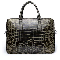kexima gete new new crocodile leather bag for men crocodile leather men bag business bag gold crocodile leather bag briefcase