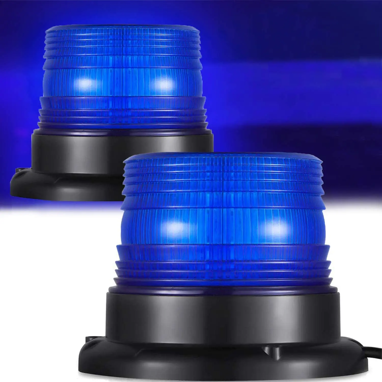 

Blue Amber 12V/24V Magnetic Mounted Vehicle Car LED Strobe Warning light Police Flashing Lights led Emergency Lights Beacon