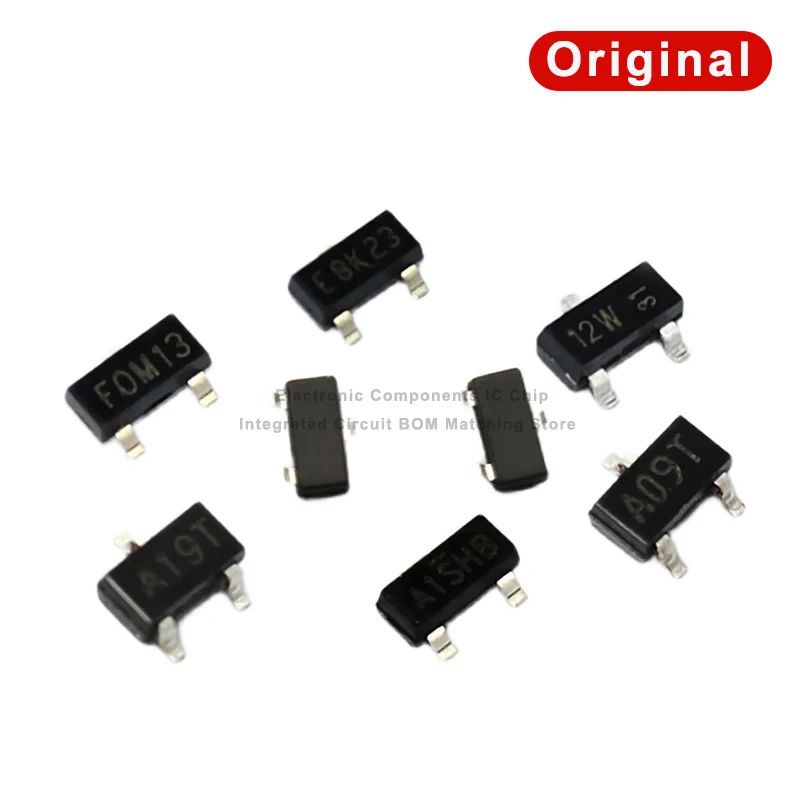 

100pcs/lot S8050 J3Y S8550 2TY SOT-23-3 NPN SMD Transistor 4.7