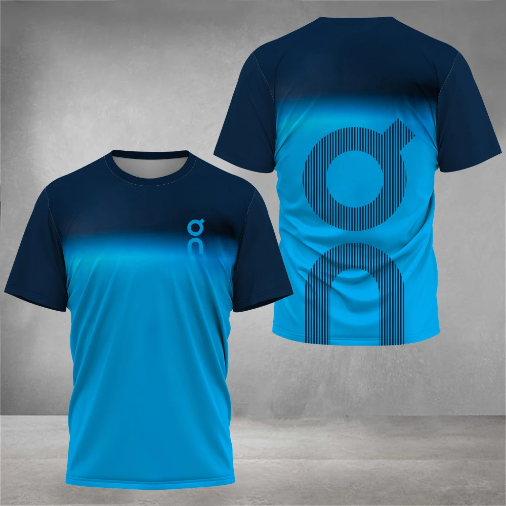 

Breathable Men's Tennis T-shirt Fashion Casual Badminton Sportswear Summer Quick Dry Short Sleeve Large Size Male Top Clothing