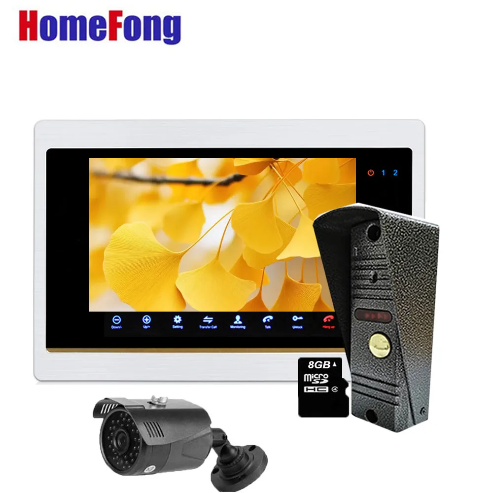 7-дюймовый цветной видеодомофон Homefong