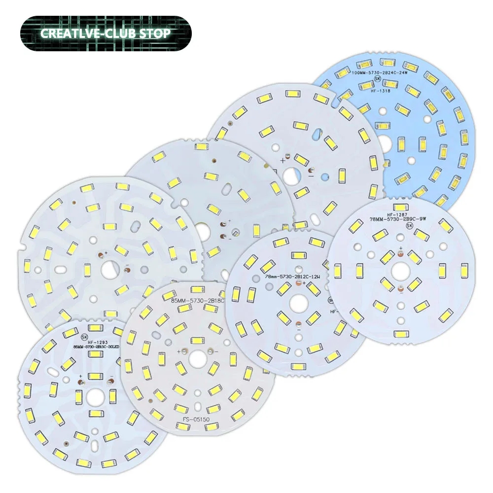 

10Pcs SMD5730 Lamp Bead LED Bulb Lamp 7W 9W 12W 15W 18W 240-260mA Brightness PCB LED Light Board DIY For LED Bulb LED Downlight