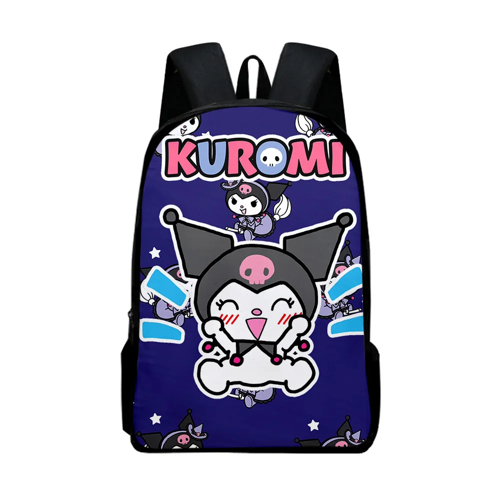 

Периферийный двухмерный рюкзак Kuromi, школьный портфель для учеников начальной и средней школы, уменьшающий нагрузку, лучший подарок